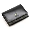 Luxury 892 kisméretű, fekete női bőr pénztárca 12 x 9 x 3.5 cm