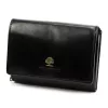 Luxury 892 kisméretű, fekete női bőr pénztárca 12 x 9 x 3.5 cm