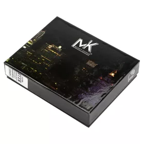   Money Kepper SN5601 RFID fekete-piros férfi bőr pénztárca 10 x 12.5 x 2.5 cm