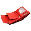 Money Kepper SN5601 RFID fekete-piros férfi bőr pénztárca 10 x 12.5 x 2.5 cm