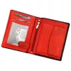 Money Kepper SN5601 RFID fekete-piros férfi bőr pénztárca 10 x 12.5 x 2.5 cm