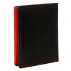 Money Kepper SN5601 RFID fekete-piros férfi bőr pénztárca 10 x 12.5 x 2.5 cm