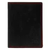 Money Kepper SN5601 RFID fekete-piros férfi bőr pénztárca 10 x 12.5 x 2.5 cm