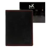 Money Kepper SN5601 RFID fekete-piros férfi bőr pénztárca 10 x 12.5 x 2.5 cm