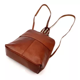  Voyager 517 DOLLARO barna női marhabőr hátizsák 23 x 27 x 8 cm