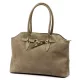Luka 26-054 taupe női bőr válltáska, oldaltáska 43 x 29 x 15 cm