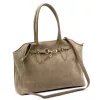 Luka 26-054 taupe női bőr válltáska, oldaltáska 43 x 29 x 15 cm