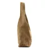 Camilla PREMIUM 10.006 taupe női velúr bőr válltáska 35 x 32 x 15 cm