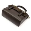 Luka 26-056 barna női bőr kézitáska, oldaltáska 26 x 19 x 11 cm