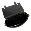 Luka 26-056 fekete női bőr kézitáska 26 x 19 x 11 cm
