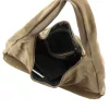 Luka 26-050 taupe női velúr bőr válltáska 44 x 23 x 13 cm