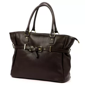   Luka 26-053 DOLLARO barna női bőr válltáska 42 x 26 x 16 cm