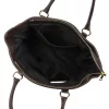 Luka 26-053 DOLLARO barna női bőr válltáska 42 x 26 x 16 cm