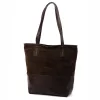 Luka 26-048 barna női bőr válltáska, shopper 40 x 37 x 15 cm