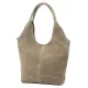 Luka 26-013 taupe női bőr válltáska, oldaltáska 39 x 33 x 12 cm
