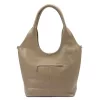 Luka 26-013 taupe női bőr válltáska, oldaltáska 39 x 33 x 12 cm