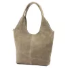 Luka 26-013 taupe női bőr válltáska, oldaltáska 39 x 33 x 12 cm