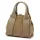 Luka 26-064 taupe női velúr bőr kézitáska 26 x 21 x 12 cm