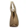 Luka 26-064 taupe női velúr bőr kézitáska 26 x 21 x 12 cm