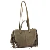 Luka 26-065 taupe női bőr kézitáska, válltáska 33 x 26 x 10 cm