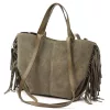 Luka 26-065 taupe női bőr kézitáska, válltáska 33 x 26 x 10 cm