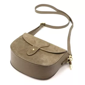 Luka 26-067 taupe női bőr oldaltáska 24 x 16 x 8 cm