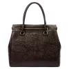 Luka 20-054 DOLLARO barna női bőr válltáska 39 x 31 x 14 cm