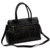 Luka 20-054 MN DOLLARO fekete női bőr válltáska 38 x 25 x 14 cm