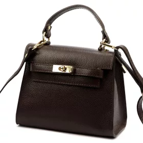   Luka 19-17 MN DOLLARO barna női bőr kézitáska, oldaltáska 23 x 19 x 12.5 cm