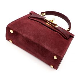   Luka 24-089 bordó női bőr kézitáska, oldaltáska 21 x 14 x 8 cm