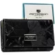 Peterson PTN PS108-MLF fekete női bőr pénztárca 14,5 x 9,5 x 3 cm