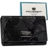 Peterson PTN PS112-MLF RFID fekete női bőr pénztárca 14,5 x 9,5 x 3 cm