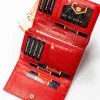 Peterson PTN PS112-MLF RFID piros női bőr pénztárca 14,5 x 9,5 x 3 cm