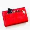 Peterson PTN PS112-MLF RFID piros női bőr pénztárca 14,5 x 9,5 x 3 cm