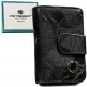 Peterson PTN PS115-MLF RFID fekete női bőr pénztárca 14,5 x 9,5 x 3 cm