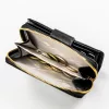 Peterson PTN PS115-MLF RFID fekete női bőr pénztárca 14,5 x 9,5 x 3 cm