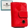 Peterson PTN PS115-MLF RFID piros női bőr pénztárca 14,5 x 9,5 x 3 cm