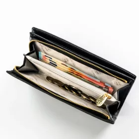   Peterson PTN PS1431-MLF fekete női bőr pénztárca 20 x 10 x 3 cm