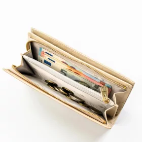   Peterson PTN PS1431-MLF bézs női bőr pénztárca  20 x 10 x 3 cm