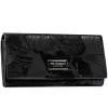 Peterson PTN PS401-MLF nagyméretű fekete női bőr pénztárca 18.5 x 9.5 x 2.5 cm, RFID