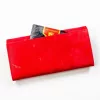 Peterson PTN PS401-MLF nagyméretű piros női bőr pénztárca 18.5 x 9.5 x 2.5 cm, RFID