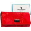Peterson PTN PS401-MLF nagyméretű piros női bőr pénztárca 18.5 x 9.5 x 2.5 cm, RFID