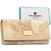 Peterson PTN PS401-MLF nagyméretű bézs női bőr pénztárca 18.5 x 9.5 x 2.5 cm, RFID
