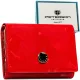 Peterson PTN PS445-MLF piros női bőr pénztárca 14,5 x 9,5 x 3 cm, RFID
