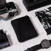 Peterson PTN 340.02 fekete-piros férfi bőr pénztárca, RFID 10 x 13.5 x 2 cm
