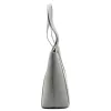 Gregorio 1731 szürke női bőr válltáska, shopper 43 x 31 x 15 cm