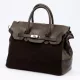 Camilla PREMIUM 10.009 sötétbarna női bőr kézitáska 40 x 30 x 19 cm