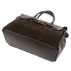 Camilla PREMIUM 10.009 sötétbarna női bőr kézitáska 40 x 30 x 19 cm