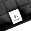 Rovicky RPX-23-3 fekete női bőr pénztárca 14.5 x 9.5 x 3.5 cm 