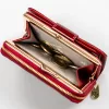 Peterson PTN BC-425214 piros női bőr pénztárca 13 x 9 x 3,5 cm